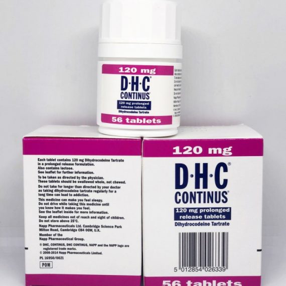 Dihydrocodeine Continus 120mg uses dosage UK